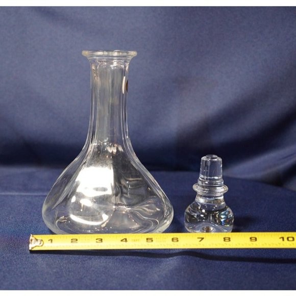 Garanti 24% Lead Cristal France Decanter with Stopper‎ (5c6) - Picture 3 of 8